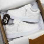 Giày Louis Vuitton x Nike Air Force 1 Low By Virgil Abloh ‘White’ Like Auth