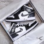 Giày Nike Air Jordan 1 Mid ‘Carbon Fiber’ Like Auth