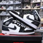 Giày Nike Air Jordan 1 Mid ‘Carbon Fiber’ Like Auth
