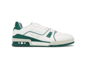 Giày Louis Vuitton LV Trainer Sneaker Low White Green Like Auth