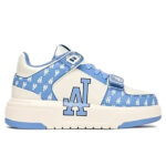 Giày MLB Chunky Liner Mid Classic Monogram LA Blue Like Auth