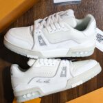 Giày Louis Vuitton Lv Trainer #54 Signature White Like Auth