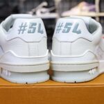 Giày Louis Vuitton Lv Trainer #54 Signature White Like Auth