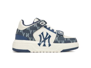 Giày MLB Chunky Liner Mid Denim New York Yankees D.Navy