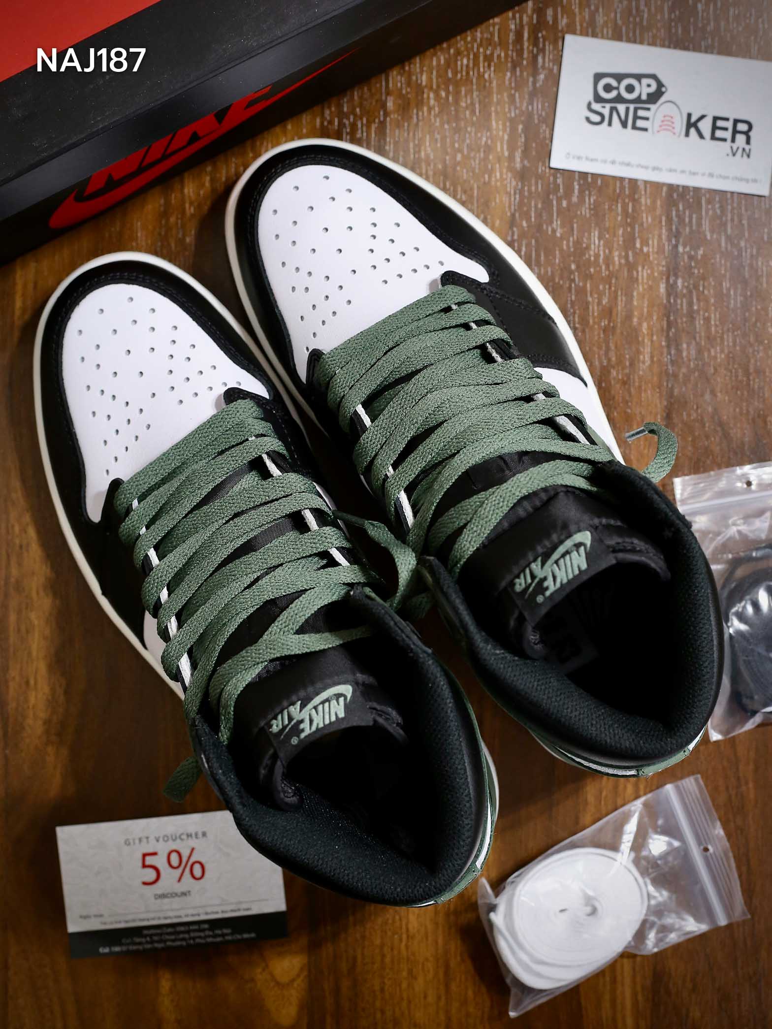 Giày Nike Air Jordan 1 Retro High OG ‘Clay Green’ Like Auth