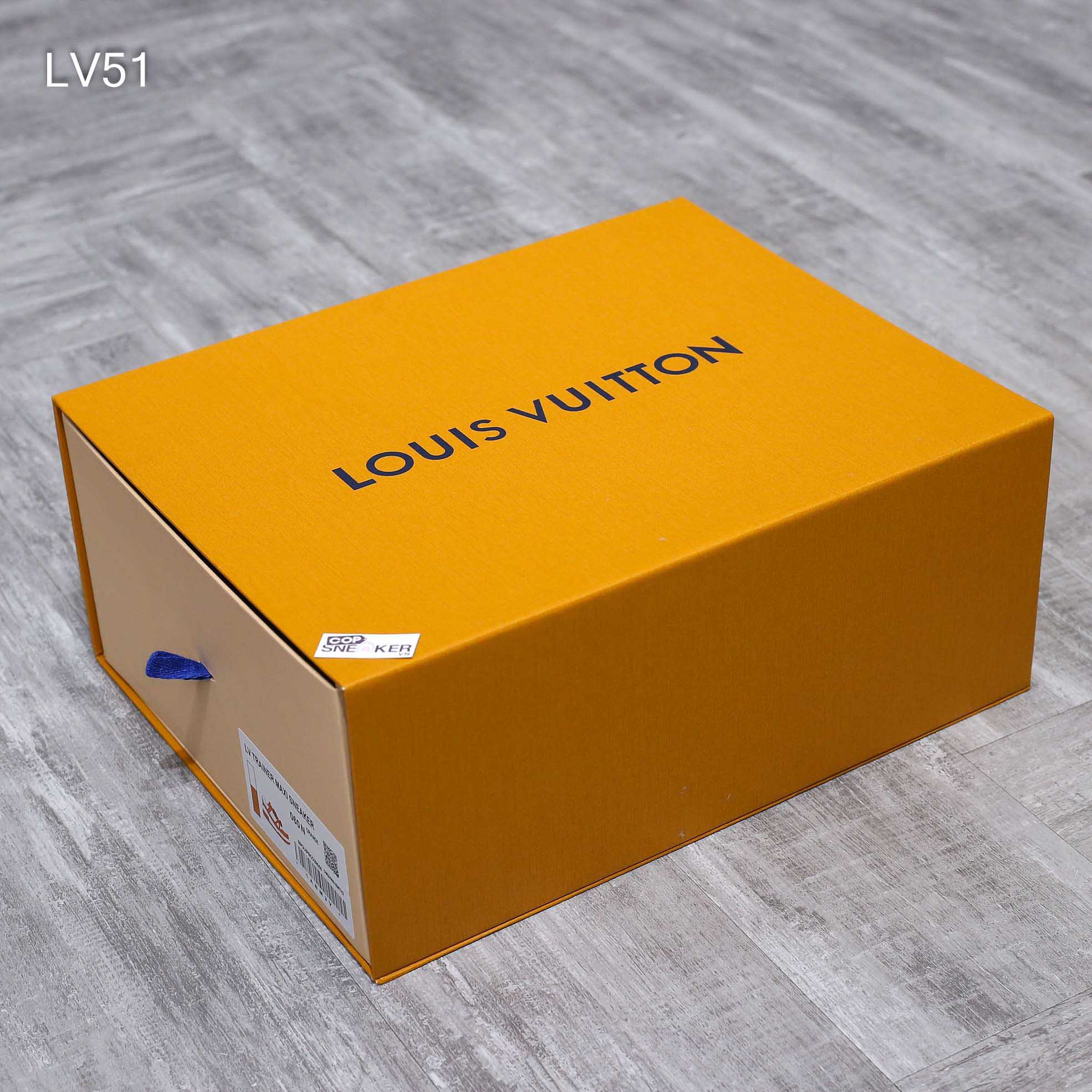 Giày Louis Vuitton Trainer Maxi Orange Like Auth - Cop Sneaker