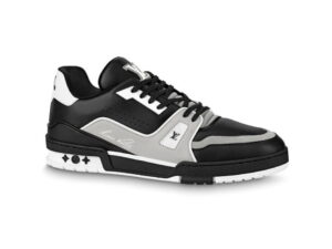 Giày Louis Vuitton LV Trainer Black Grey