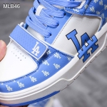 Giày MLB Chunky Liner Mid Classic Monogram LA Blue Like Auth