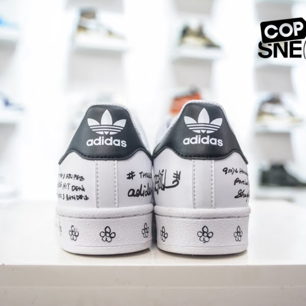 Giày Adidas Superstar Sharpie Pack Graffiti White Black