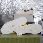 Giày Gucci GG Sneaker Black Blue Leather Supreme Canvas Like Auth