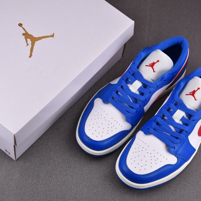 (BEST) Air Jordan 1 Low ‘SPORT BLUE’