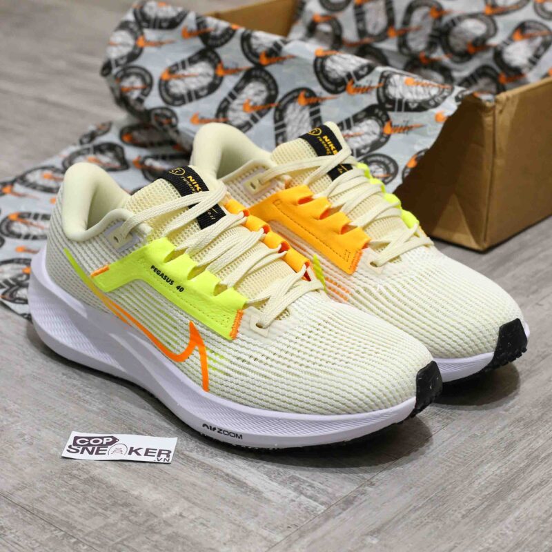 Giày Nike Zoom Pegasus 40 'White/Multi/Milk/Volt'