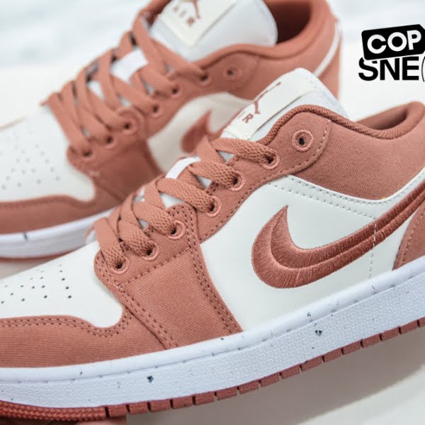 Giày Nike Air Jordan 1 Low SE 'Canvas Peach'