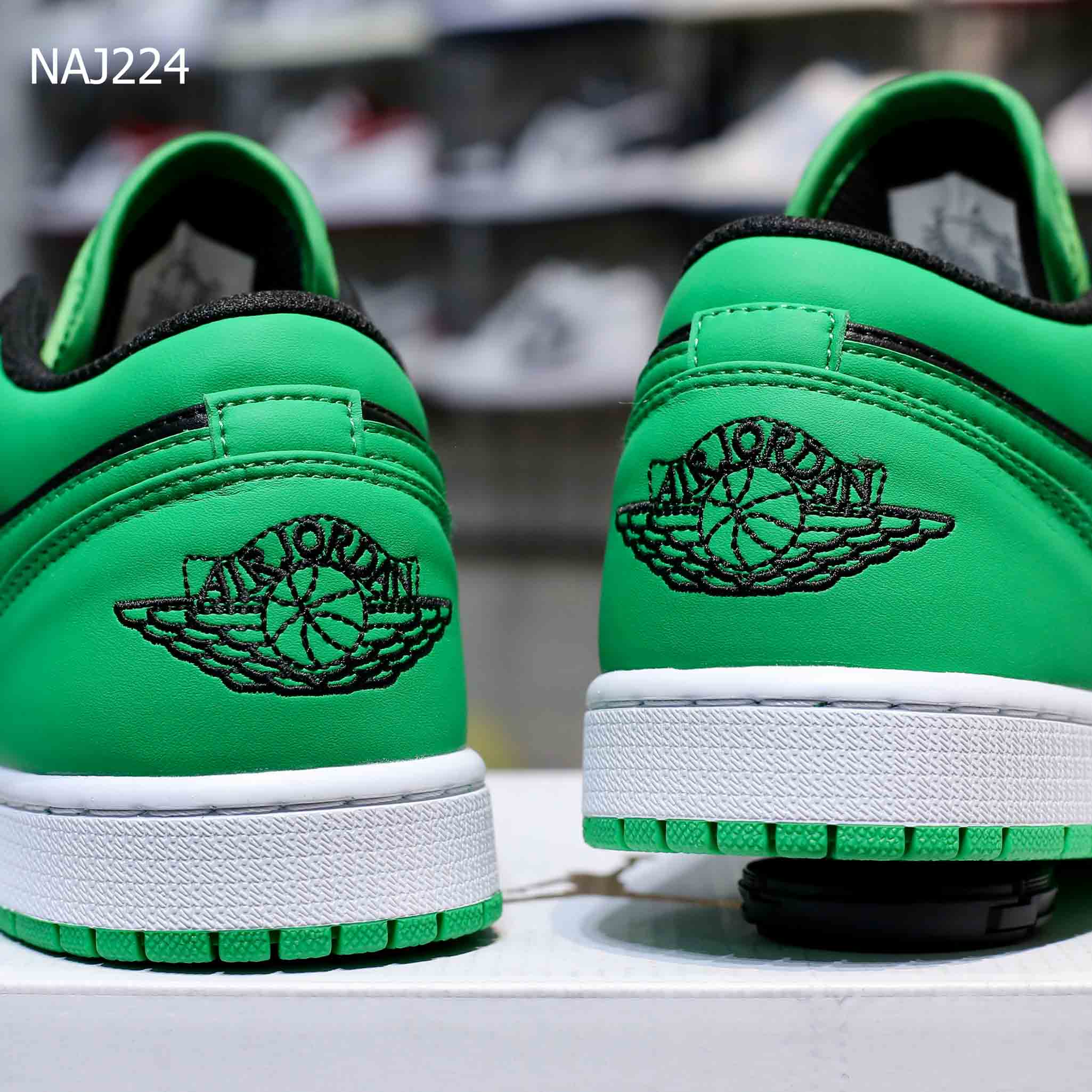 Giày Nike Air Jordan 1 Low ‘Lucky Green’ Mens Like Auth