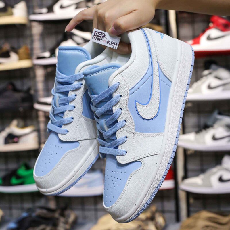 Giày Nike Air Jordan 1 Low ‘Ice Blue’ Like Auth