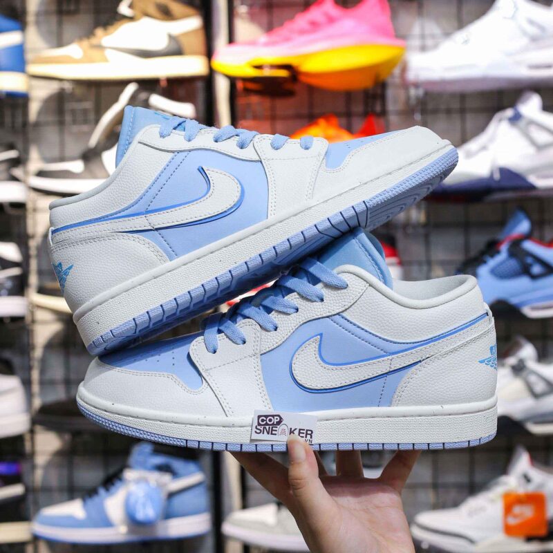 Giày Nike Air Jordan 1 Low ‘Ice Blue’ Like Auth