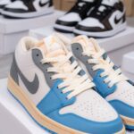 Giày Nike Air Jordan 1 Low ‘Vintage UNC Grey’ Like Auth