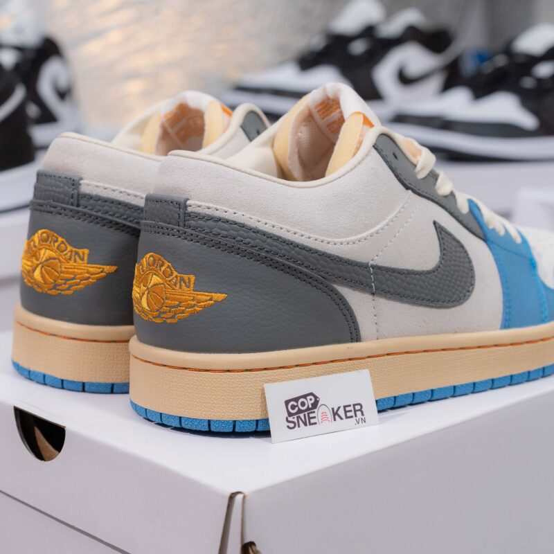 Giày Nike Air Jordan 1 Low ‘Vintage UNC Grey’ Like Auth