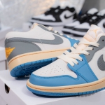 Giày Nike Air Jordan 1 Low ‘Vintage UNC Grey’ Like Auth