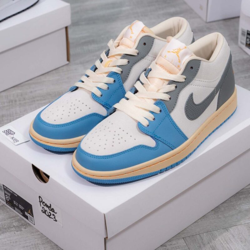 Giày Nike Air Jordan 1 Low ‘Vintage UNC Grey’ Like Auth