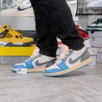 Giày Nike Air Jordan 1 Low ‘Vintage UNC Grey’ Like Auth