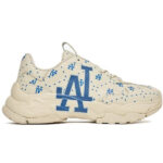 MLB BigBall Chunky Saffiano Diamond Monogram LA Dodgers Ivory