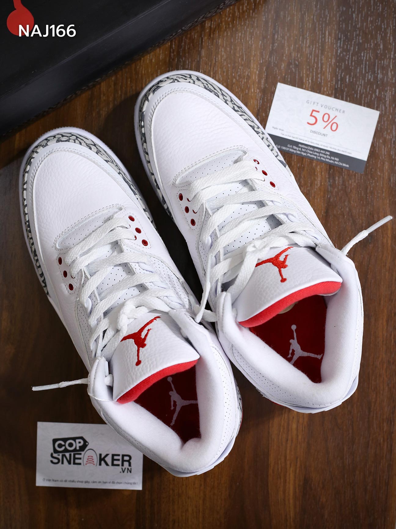 Giày Air Jordan 3 Retro Fire Red 2022