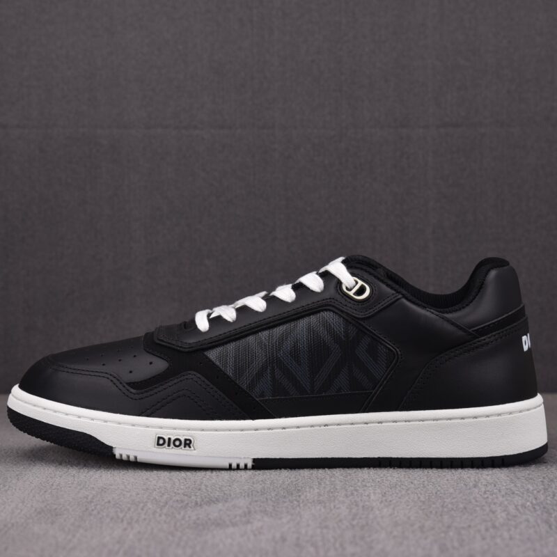 (BEST) Dior B27 Low Black CD Diamond Canvas