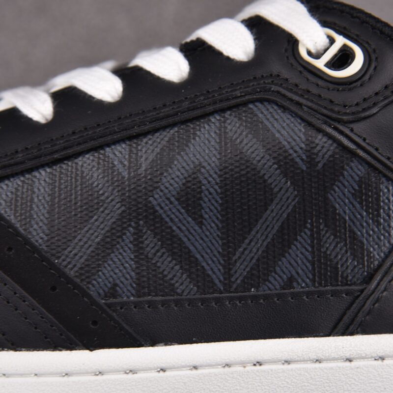 (BEST) Dior B27 Low Black CD Diamond Canvas