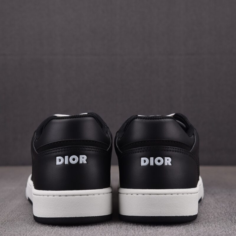 (BEST) Dior B27 Low Black CD Diamond Canvas