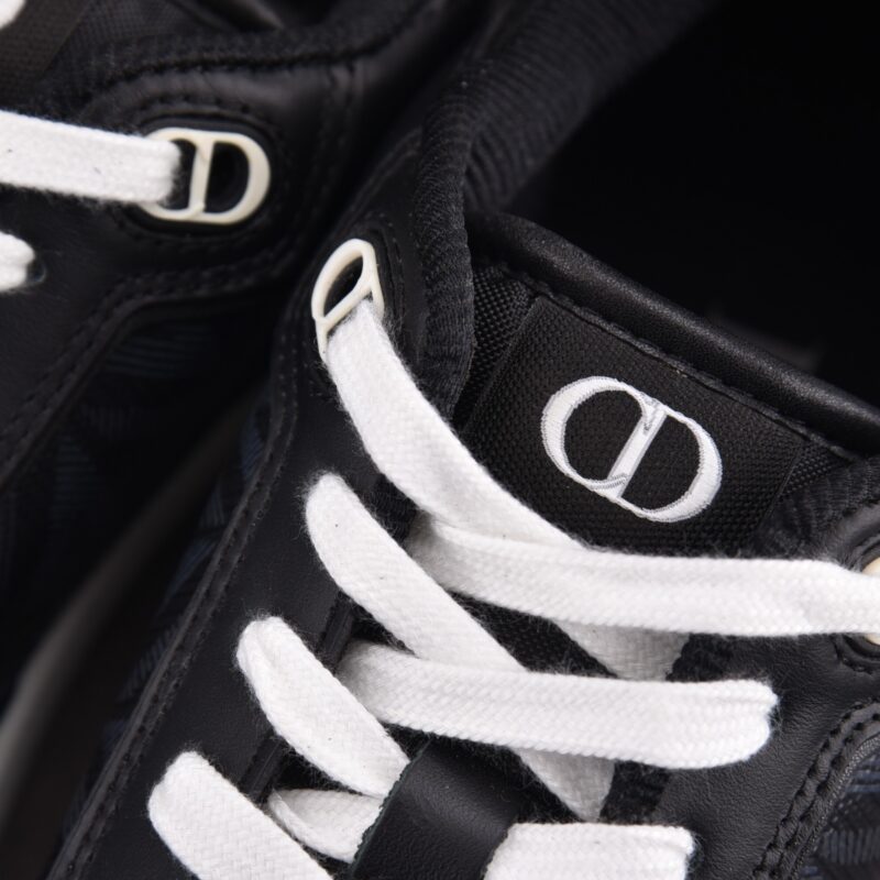 (BEST) Dior B27 Low Black CD Diamond Canvas