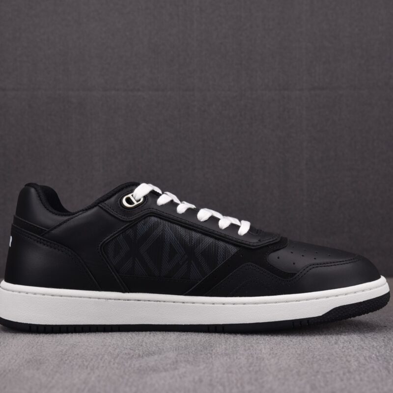 (BEST) Dior B27 Low Black CD Diamond Canvas