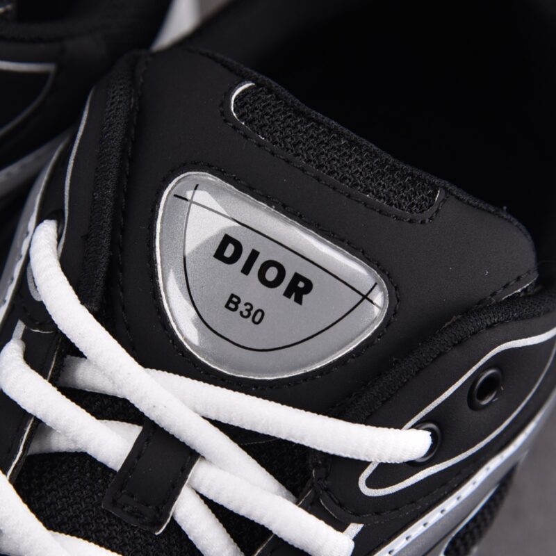 (BEST) Dior B30 Sneaker Black Mesh and Technical Fabric