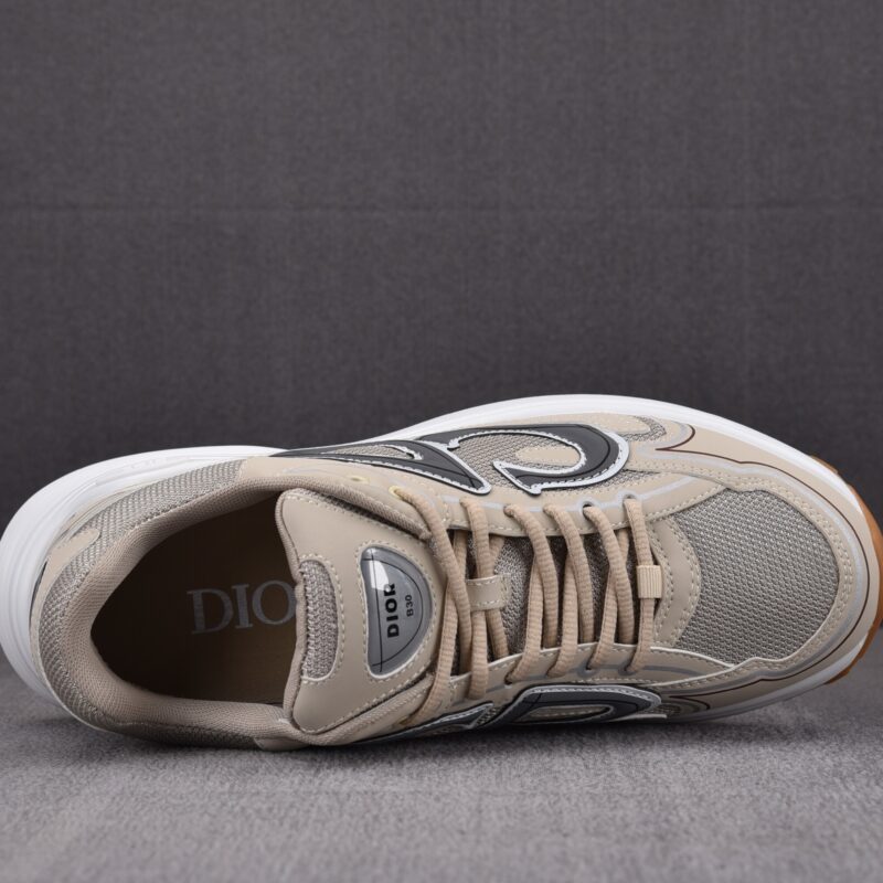 (BEST) Dior B30 Sneaker Cream Mesh and Technical Fabric