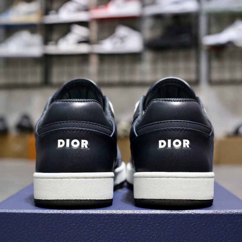 Dior B27 Low Navy Blue CD Diamond Canvas