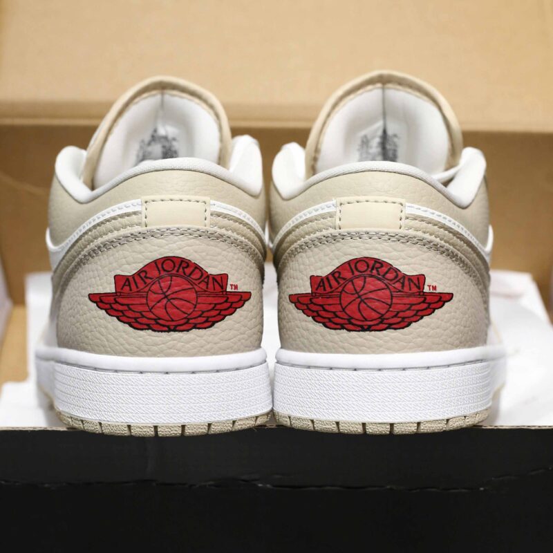 Giày Air Jordan 1 Low SE Heavy Tan Leather Best Quality