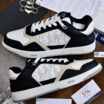 Giày Dior B27 Low Black White Beige họa tiết Oblique Galaxy Like Auth