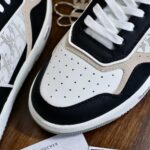 Giày Dior B27 Low Black White Beige họa tiết Oblique Galaxy Like Auth