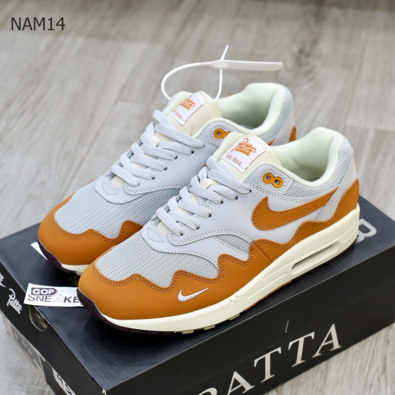 Giày Nike Air Max 1 x Patta Waves Monarch Like Auth