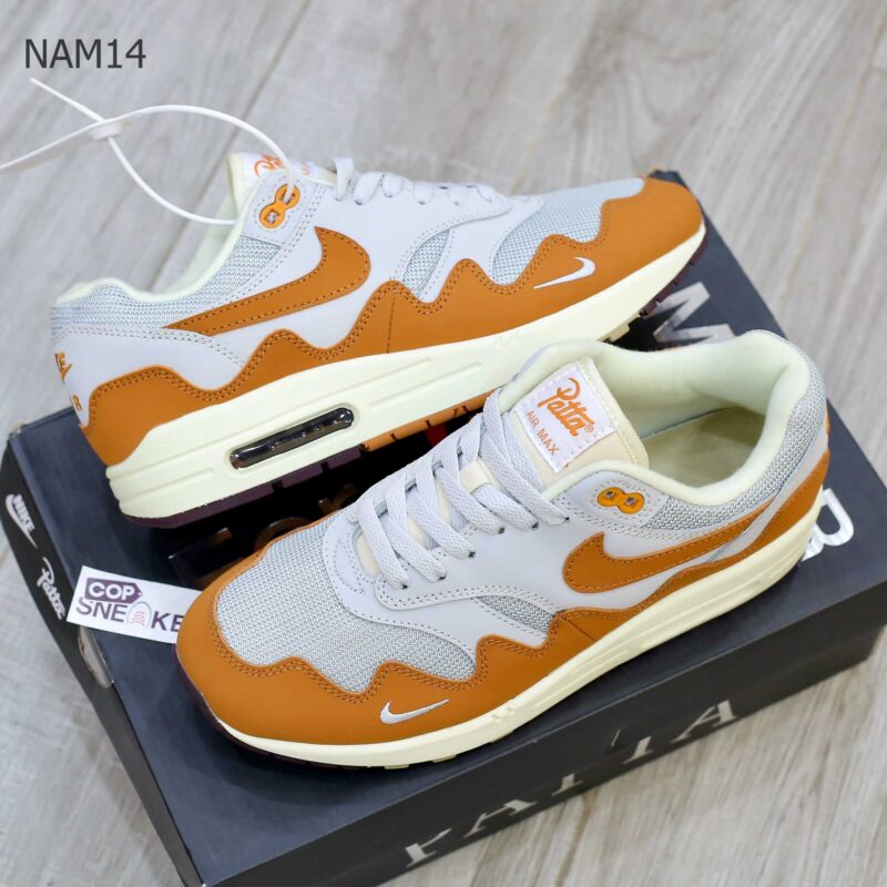 Giày Nike Air Max 1 x Patta Waves Monarch Like Auth