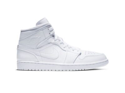 Giày Nike Air Jordan 1 Mid Triple White