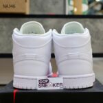 Giày Nike Air Jordan 1 Mid Triple White Like Auth