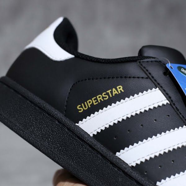Adidas Superstar Core Black White Like Auth