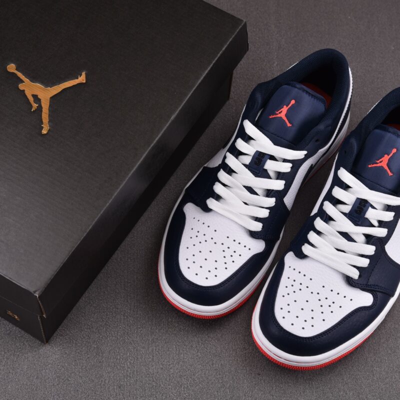 (BEST) Air Jordan 1 Low ‘OBSIDIAN EMBER GLOW’