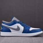 (BEST) Air Jordan 1 Low ‘True Blue Cement’