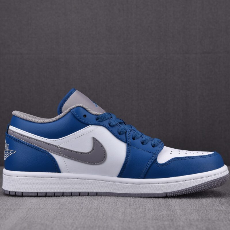 (BEST) Air Jordan 1 Low ‘True Blue Cement’