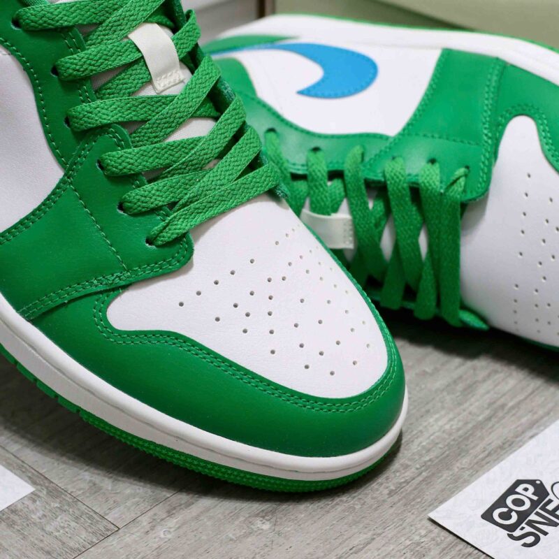 Giày Air Jordan 1 Low ‘Lucky Green Aquatone’ Best Quality