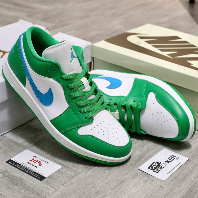 Giày Air Jordan 1 Low ‘Lucky Green Aquatone’ Best Quality