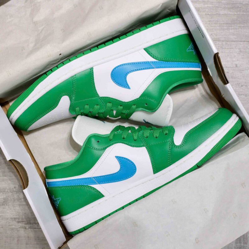 Giày Air Jordan 1 Low ‘Lucky Green Aquatone’ Best Quality