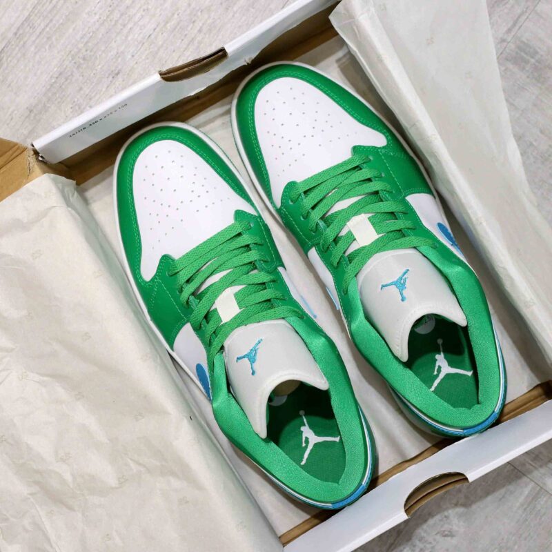 Giày Air Jordan 1 Low ‘Lucky Green Aquatone’ Best Quality